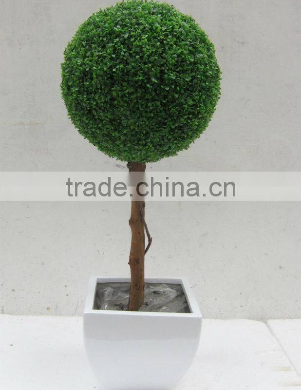2016 hxplant artificial topiary boxwood spiral artificial bonsai trees
