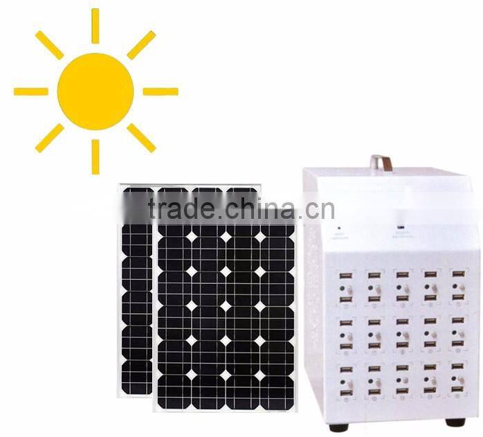 Multiple outlets Solar Mobile Phone Charging Station