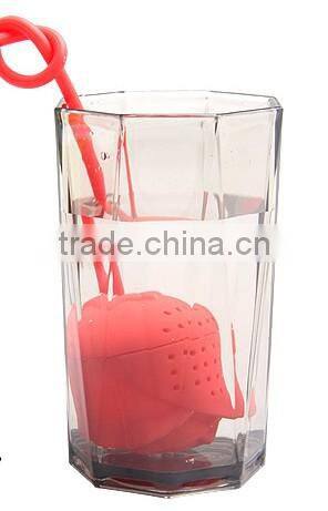 custom flower shaped silicone tea infuser
