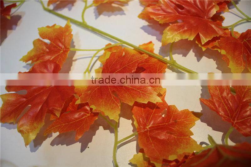 artificial plants artificial leaf branch decor red maple leaf decoration