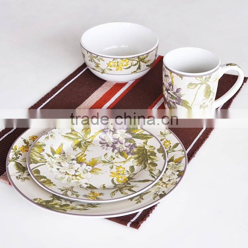 8pcs porcelain dinnerware set,set of 8pcs dinner set,white porcelain dinnerware set