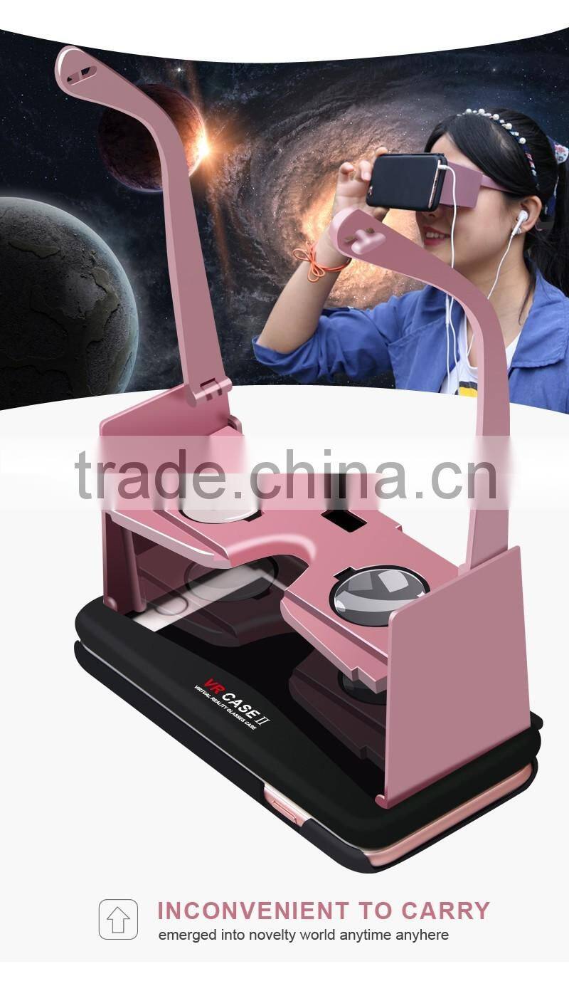 2016 best selling Smartphone case Virtual Reality VR box 3d video glasses