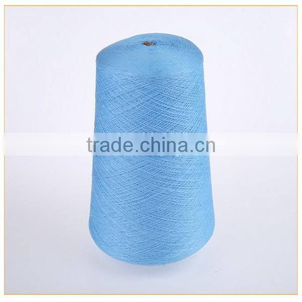 High quality dyed color 21S/2 combed pure cotton yarn supplier