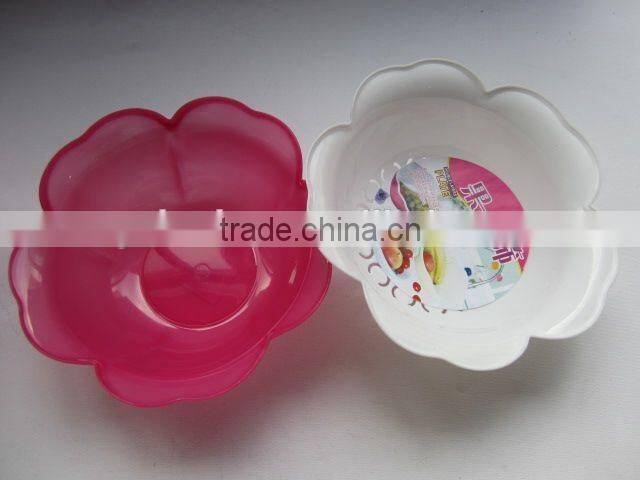 6PC Flower Type Plastic Fruit Basket