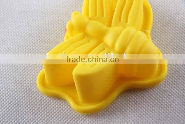 Insect design silicone bakeware bee/butterfly shaped cake mold