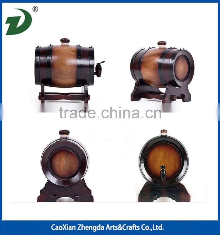 2015 Hot Selling Solid Wood Empty Barrel