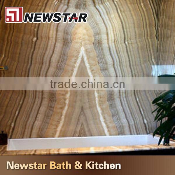 Hot sales Chinese polished onyx tub surround
