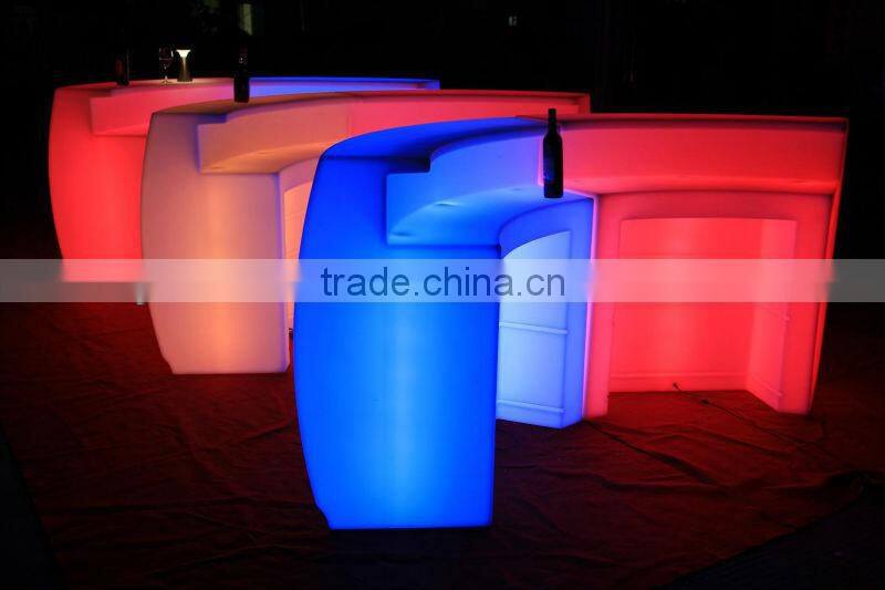 led bar counter/led bar table/led lighted furniture