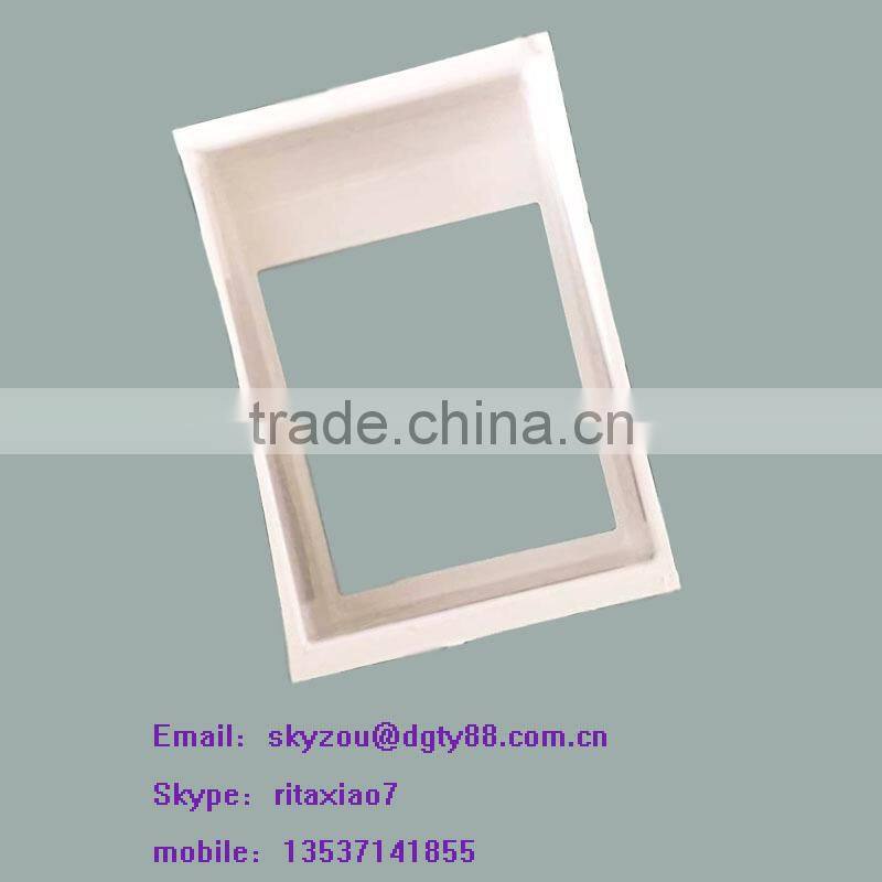 thermoformed vacuum abs plastic frame for machine
