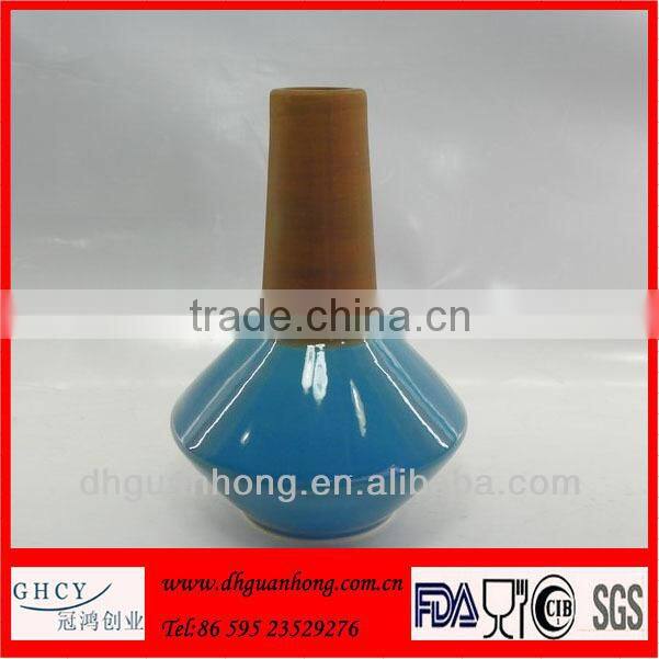 Decorative Ceramic Blue Vase