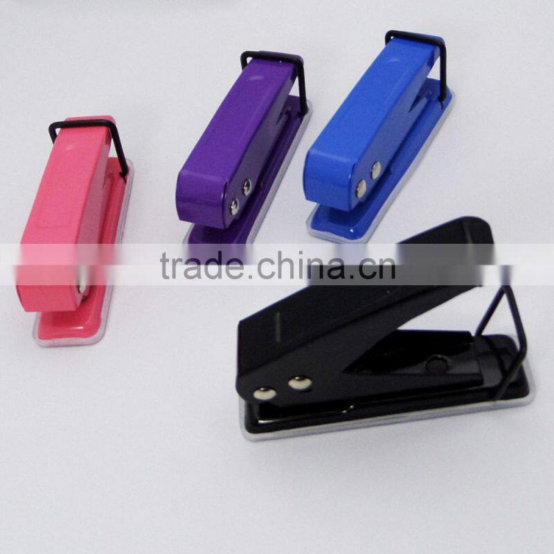 portable mini size single hole paper punch