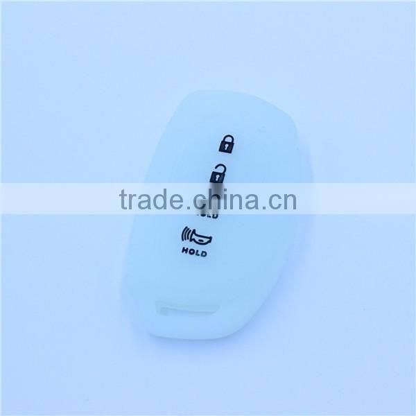Funny silicone rubber remote car key covers, key jacket for hyundai 4 buttons