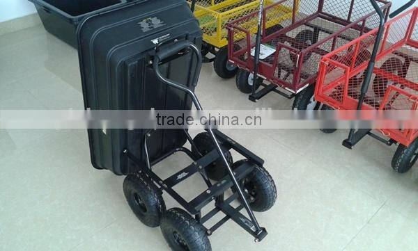 plastic garden dump trolley tc2145