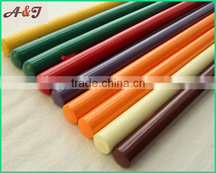 wooden handles painted with color, any color is available