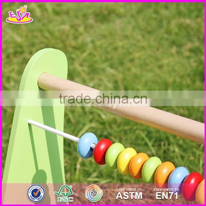 Wholesale best design multi push along wooden baby walking toys W08J001