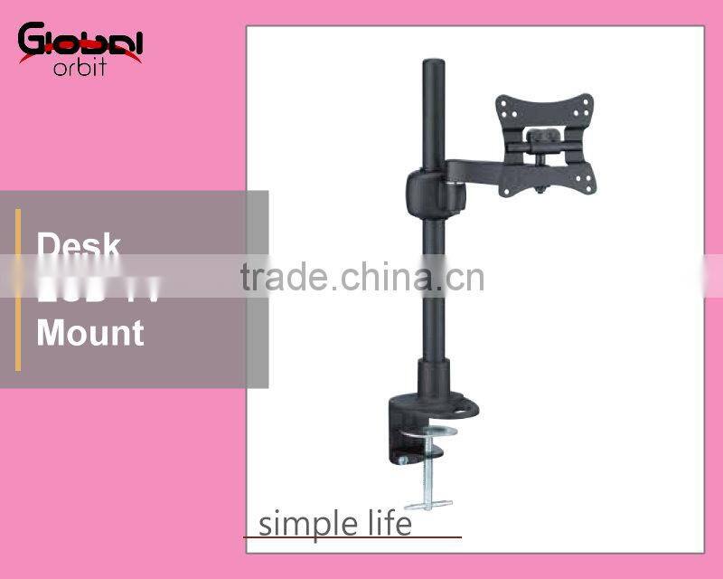 Support up to 27 inch LCD Television Swivel Desk TV Rack Bracket Monitor Riser