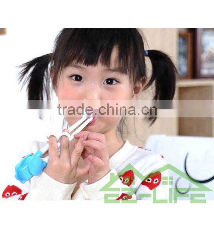 Stainless steel food feeding bowls with spoon and plastic chopsticks kids tableware set