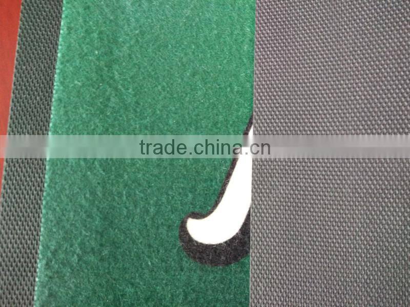 custom full color club non woven fabric promotional rubber bar mat