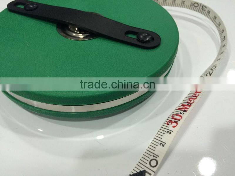 Berrylion high grade 30m fiberglass measuring tape round tape measure