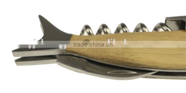 New design stainless steel wine corkscrew bottle opener