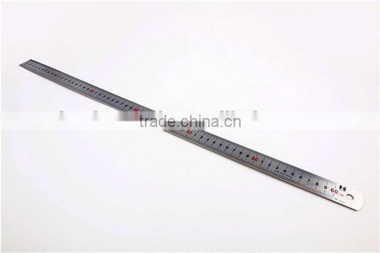 Professional matt stainless steel ruler with good price made in china