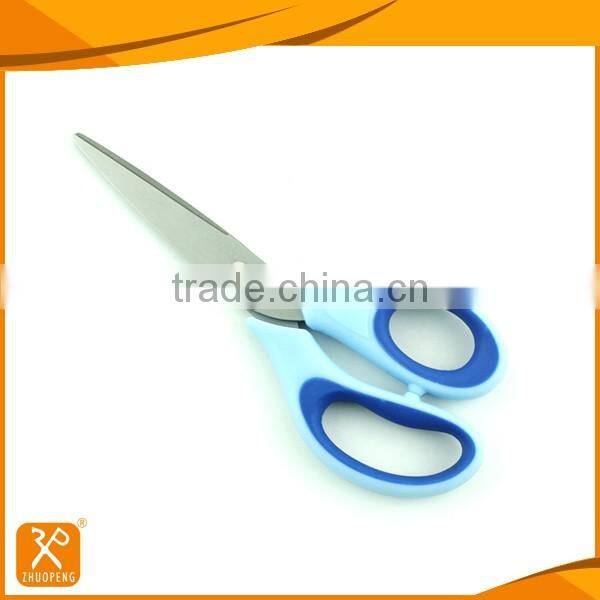 6" durable soft PP+TPR handle paint printed student craft scissors