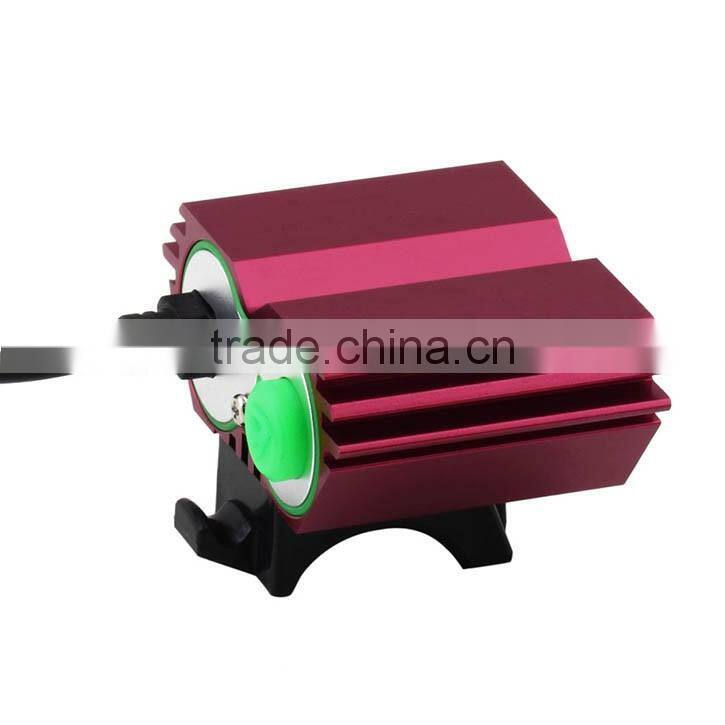 Ultra Bright 8.4V CREE 2X XML U2 LED Bicycle Light Bike Bicycle Light Set 5000 Lumen T6