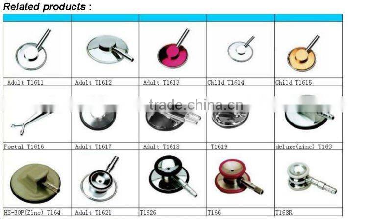 THS-30B1 Coloured Dual Head Stethoscope For Adult stethophone