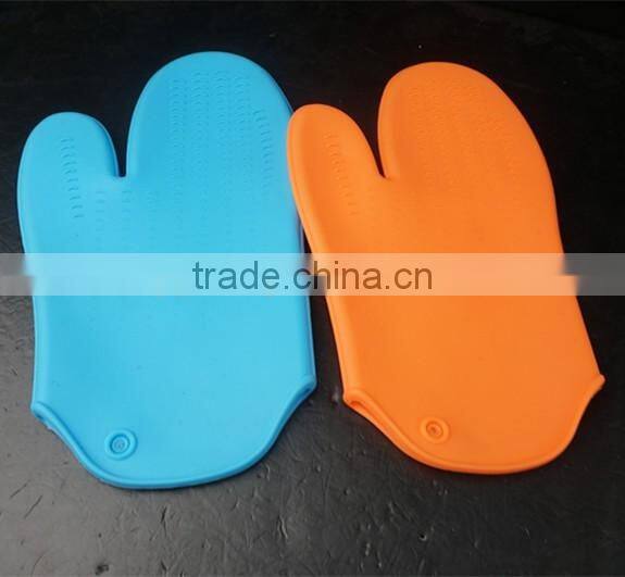 10136 Silicone Heat Resistant Grilling BBQ Gloves for Cooking, Baking