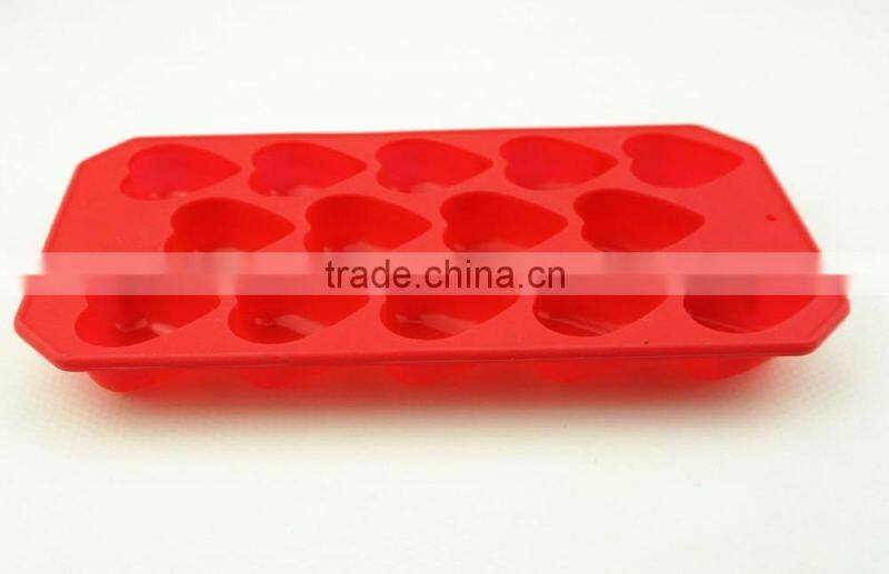 11196 14 pcs hearts Shape Silicone Cake Mold