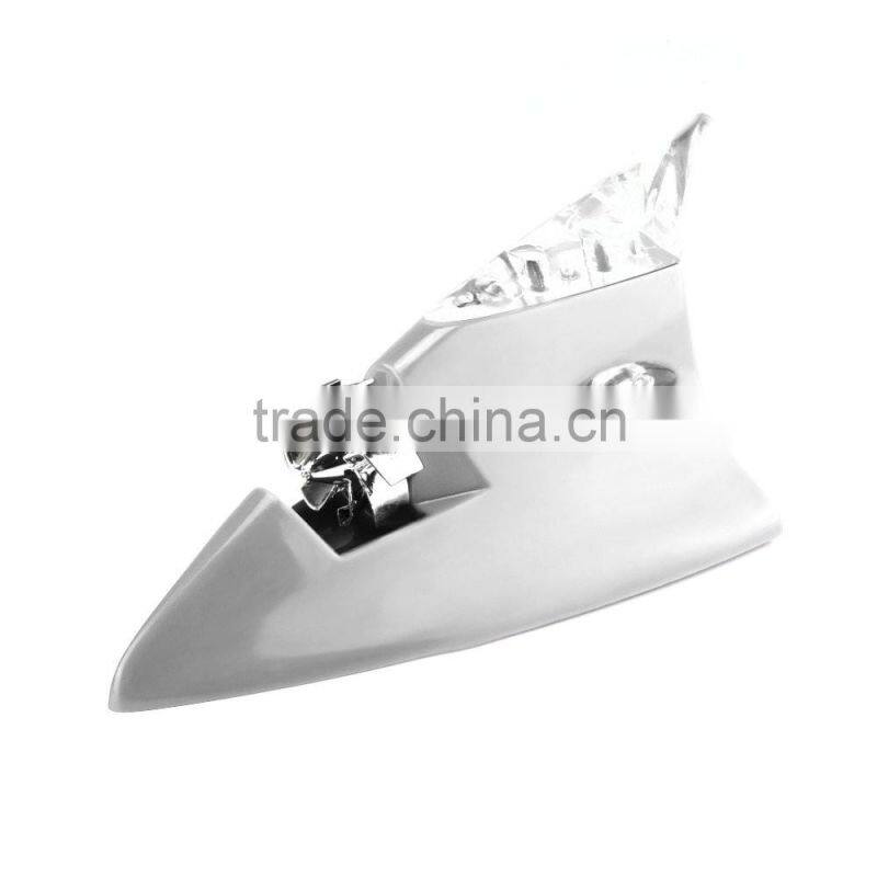 2016 new Car Auto Wind Power LED Light Shark Fin Roof Antenna Flash Warning light driving running light