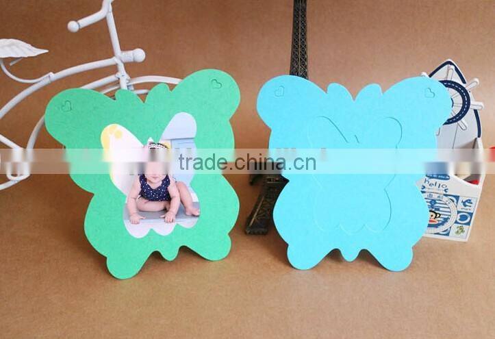 DIY Butterfly Shape Love Photo Frame For Kids Room Decoration