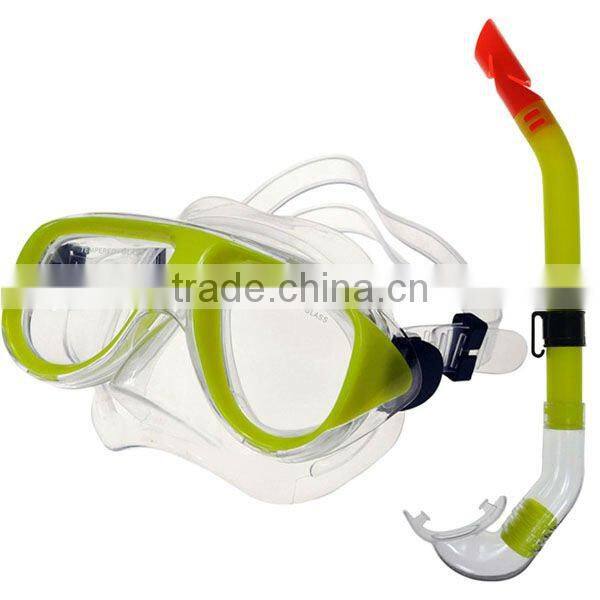 Swimming Mask and Snorkel Set with PS Lens Suitable for Children