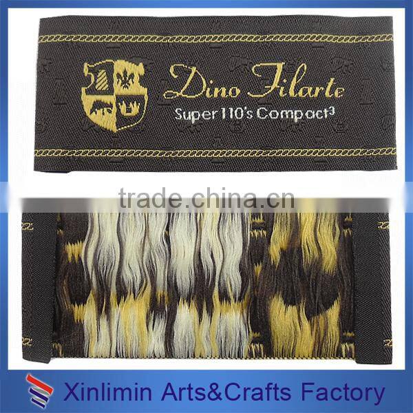 wholesales high quality custom clothing damask woven label