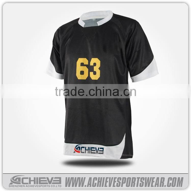OEM rugby jersey mens plain sublimation