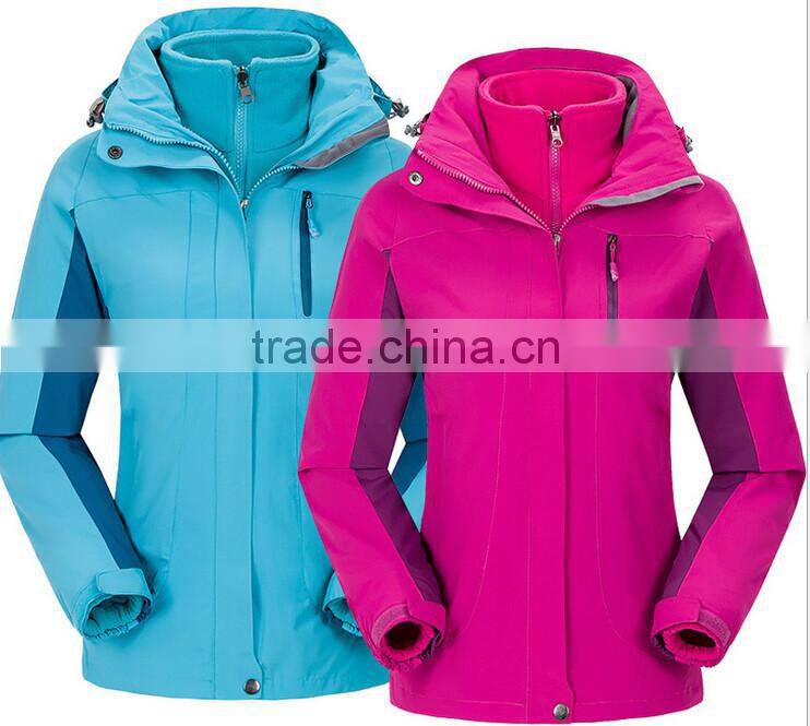 Red outdoor sports ski-wear Jackets logo Design