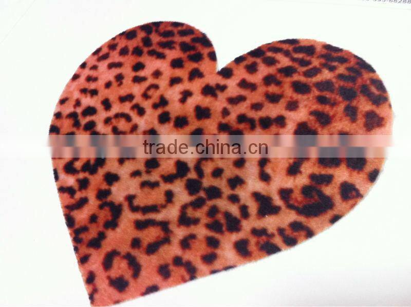 customized heat transfer flocking/flocking patch/flocking label