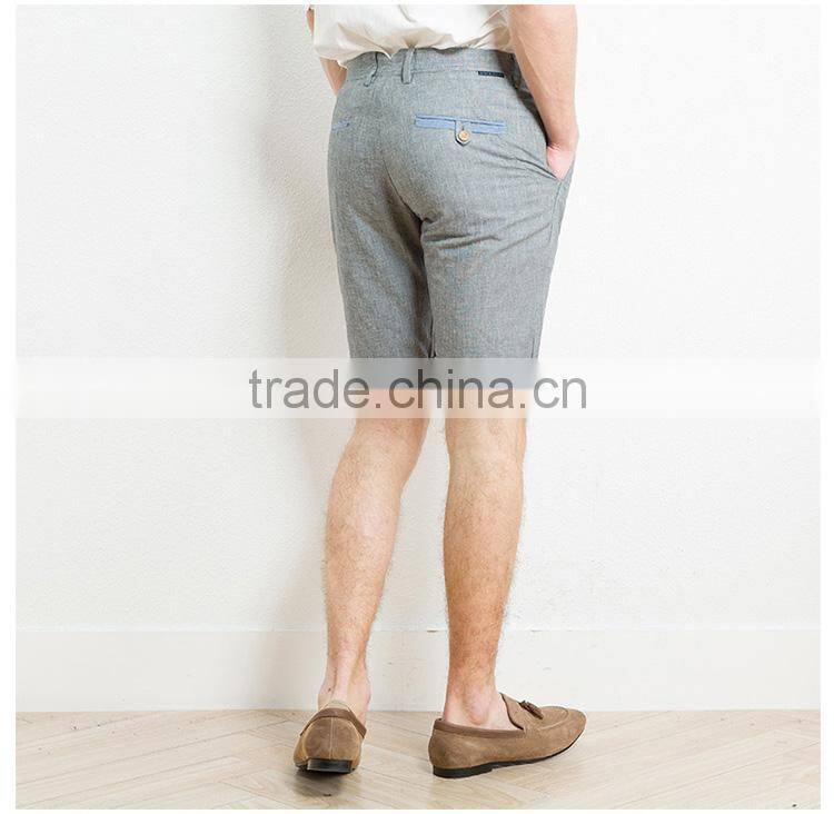 In summer men's shorts trend of Korean leisure five pants male slim all-match thin linen trousers customized order