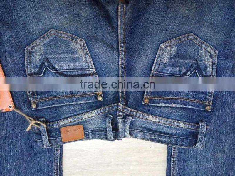 GZY professional jeans manufacturer washed denim bell-bottom women jeans 2017
