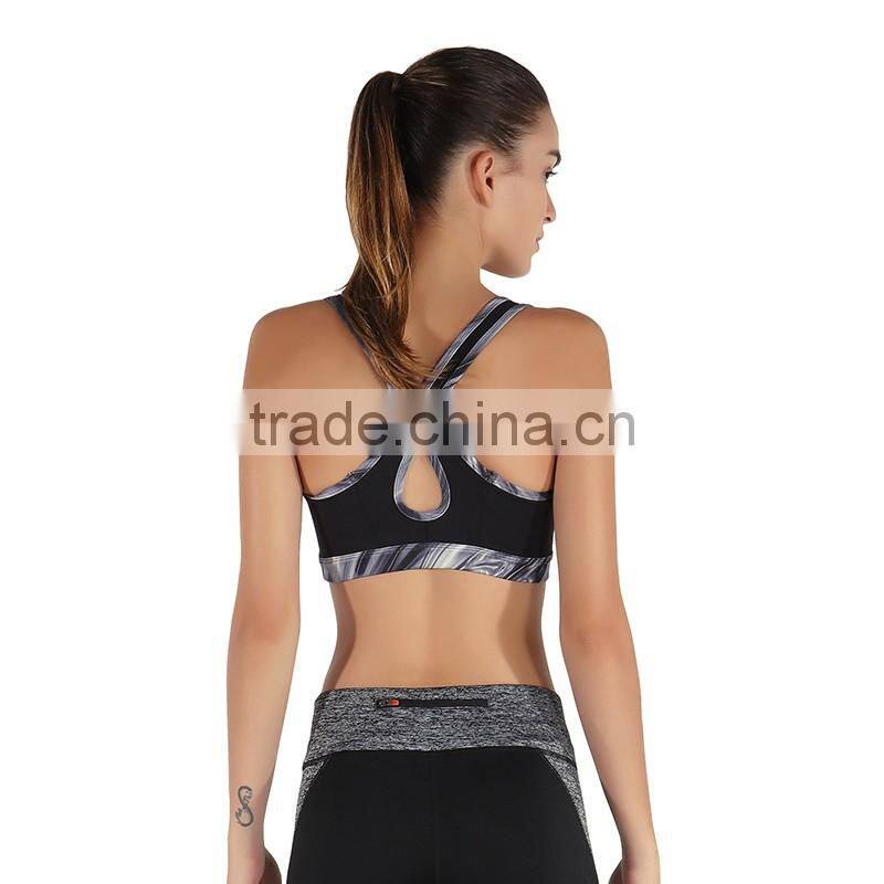 2017 Gym Sportswear Custom Dri Fit Sport Clothes Comfortable Seamless Yoga Fitness Bra