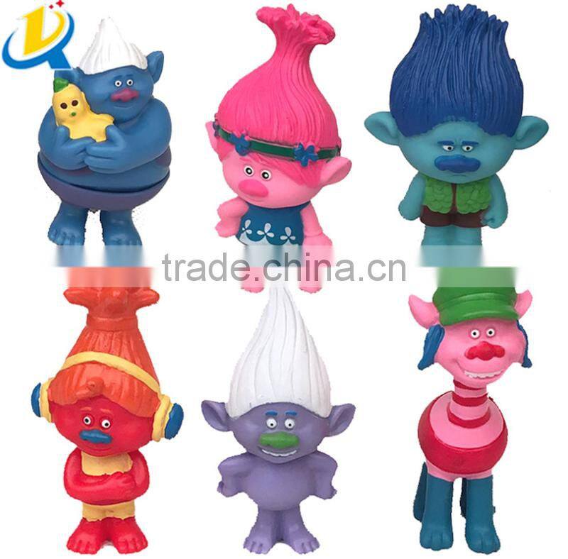 new trolls doll PVC figure dreamwork movie mini figure toys