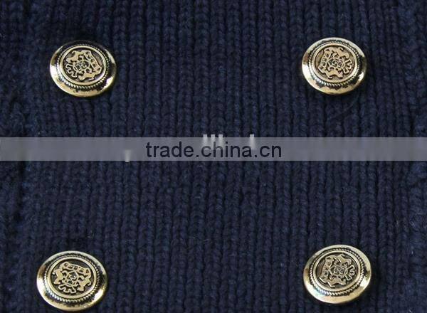 Boys double-breasted knitting patterns children sweater