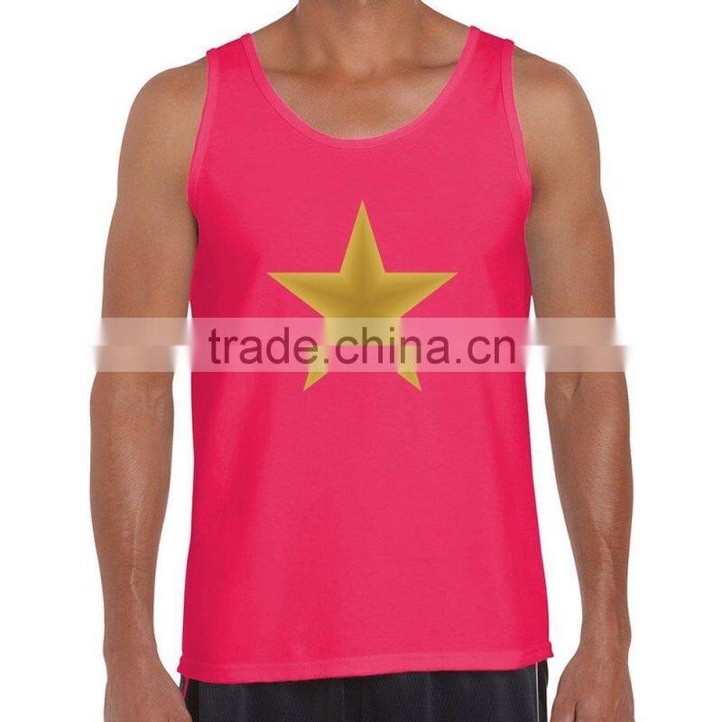 Custom OEM Cheap Price Wholesale Cotton Fitness Mens Tank Top