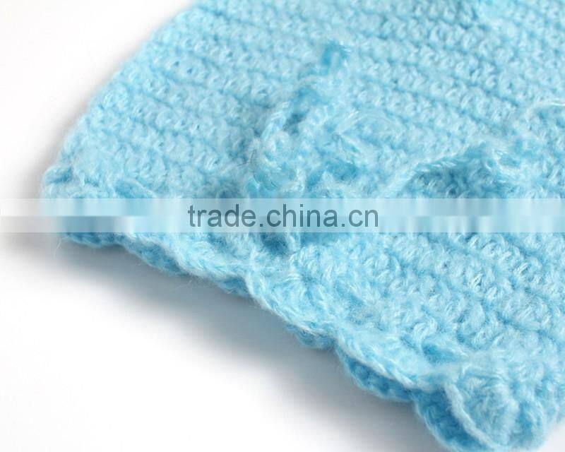 Large inventory white color baby handmade photography of pants and elf hat set wholesale crochet custome photography cheap