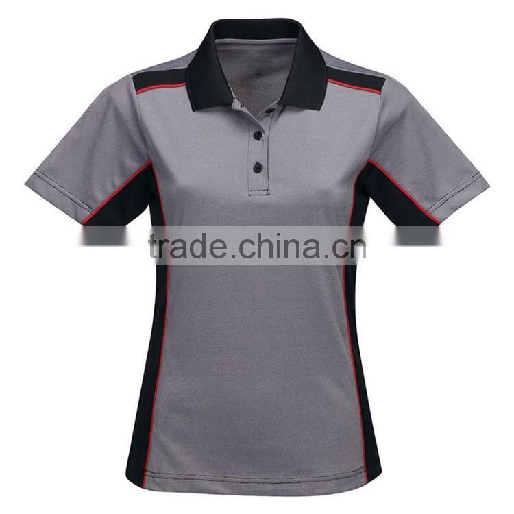 Ladies Sport Custom Design High Quality Dry Fit Polo Shirts Wholesale China