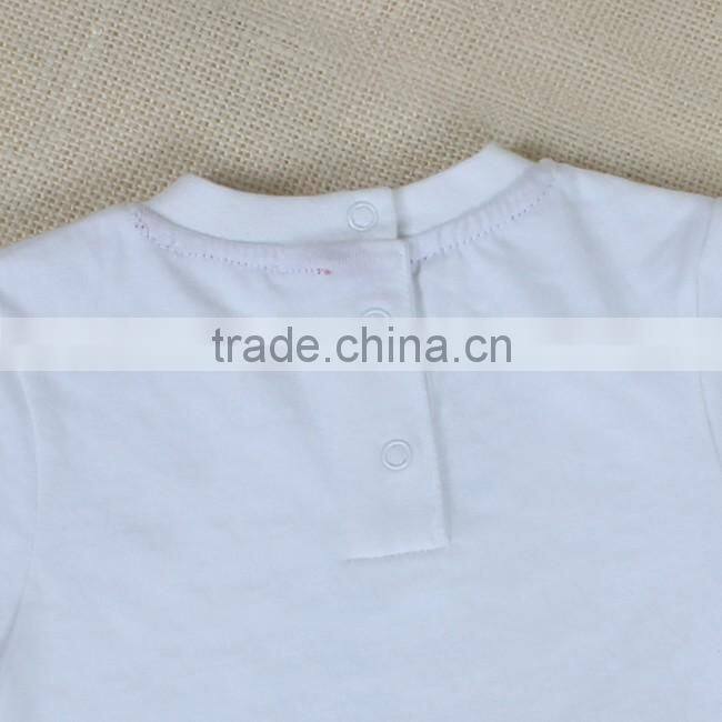 2016 hot sale summer cotton custom printing baby boy t shirt child clothes