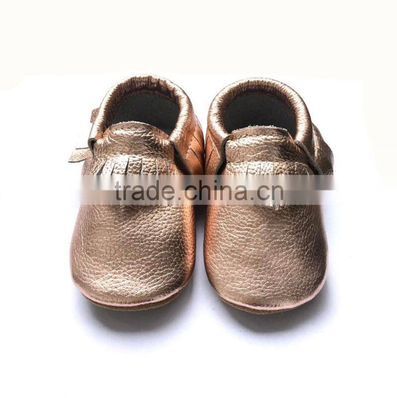 Wholesale shoes moccasins soft rubber sole baby shoes