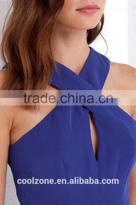 New arrival fashion off shoulder elegant romper bodycon women jumpsuit