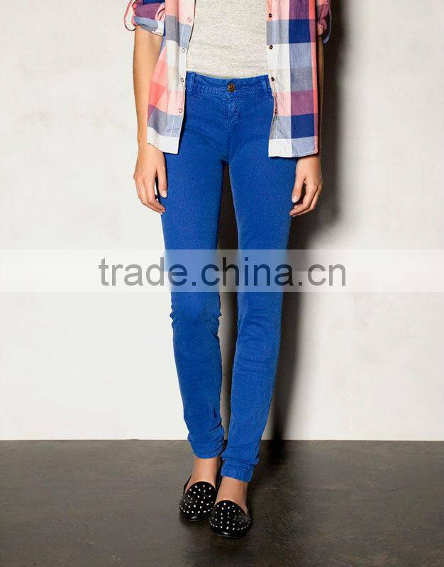 2014 Sweet candy color joker feet backing multicolor pants