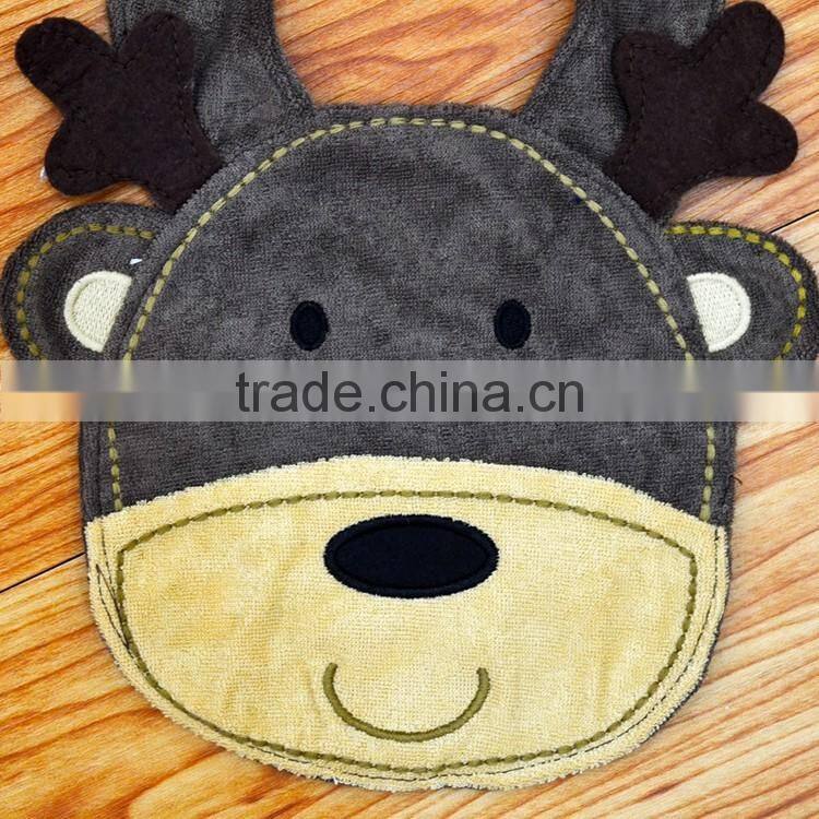 Addorable whale comfortable terry Baby burp cloths